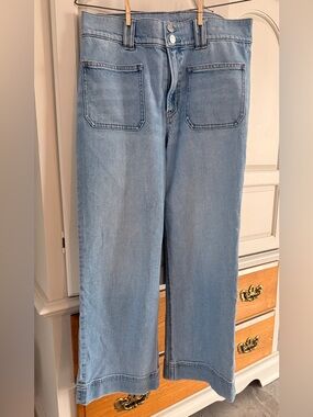 Light Blue Wide-Leg Jeans